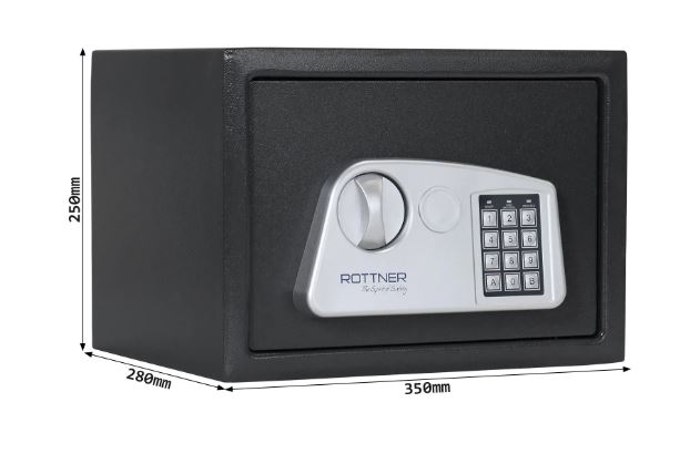 Nábytkový sejf Jupiter 3 EL antracit