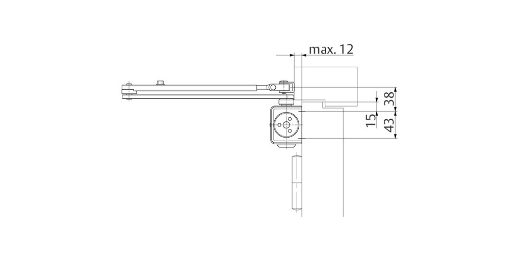 Zavírač ASSA ABLOY (FAB) DC 200 NEW