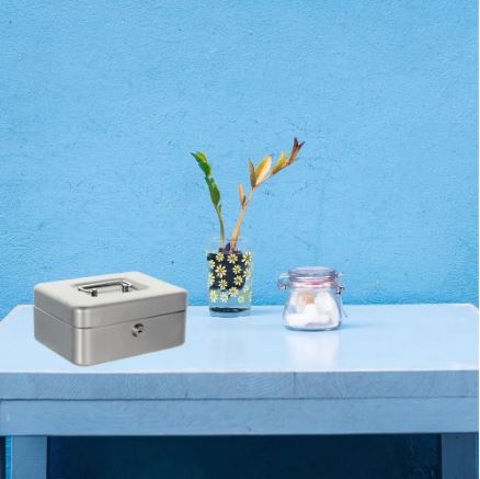 Pokladnička HomeStar Cash 2 stříbrná