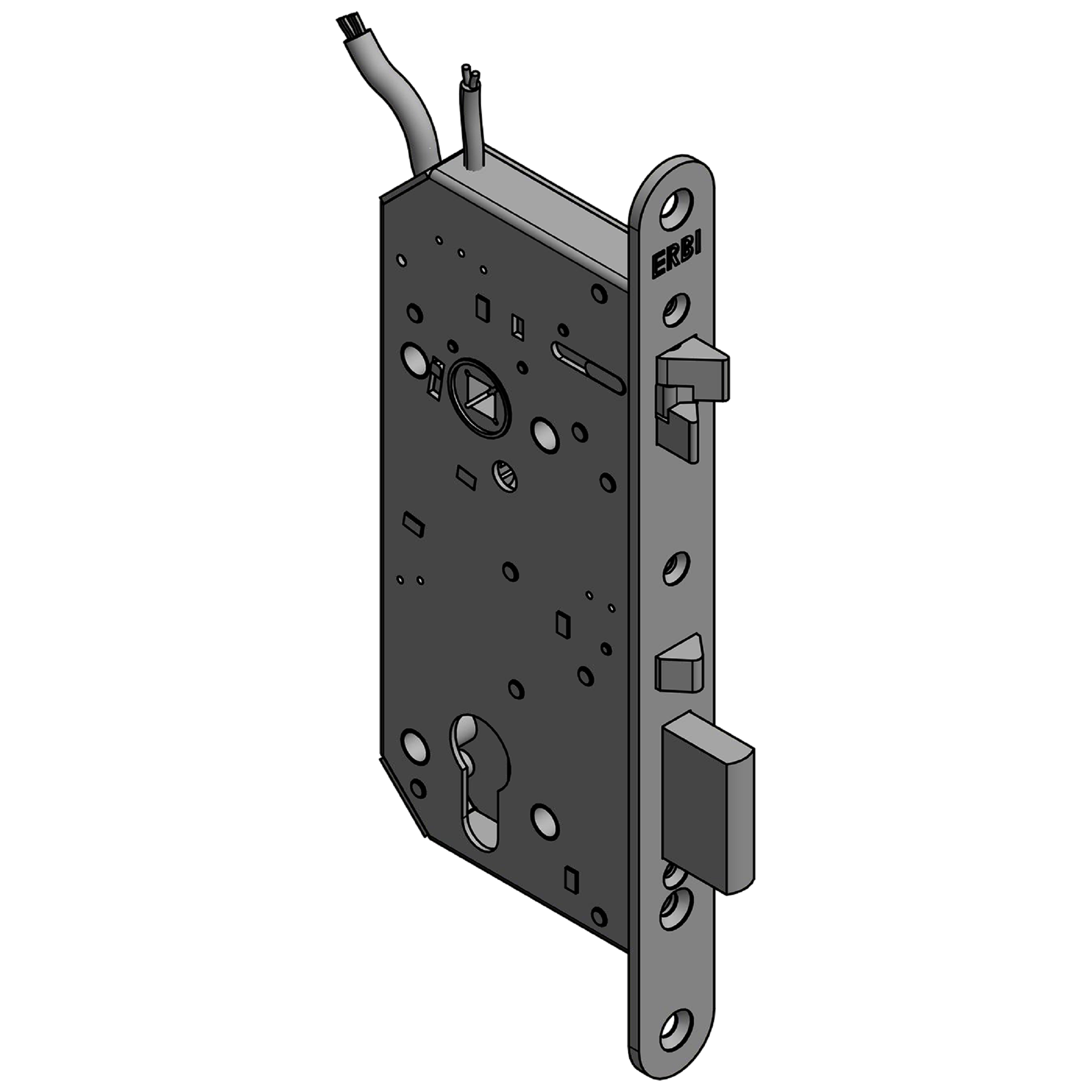 Zadlabací zámek  ERBI - STAR 90/50 elektromechanický samozamykací