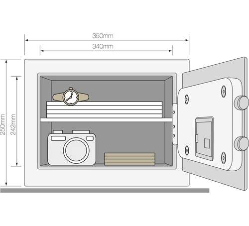 Yale Safe Medium YSV/250/DB2