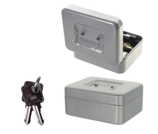 Pokladnička HomeStar Cash 2 stříbrná