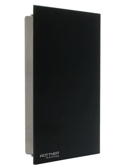 KeyGlass skříňka na klíče černá - 8 klíčů