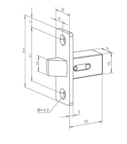 Odpružená střelka 802-04