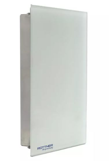 KeyGlass skříňka na klíče bílá - 8 klíčů