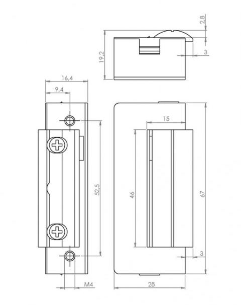 DORCAS 41-AAFLEX 6-12V AC/DC s momentovým kolíkem