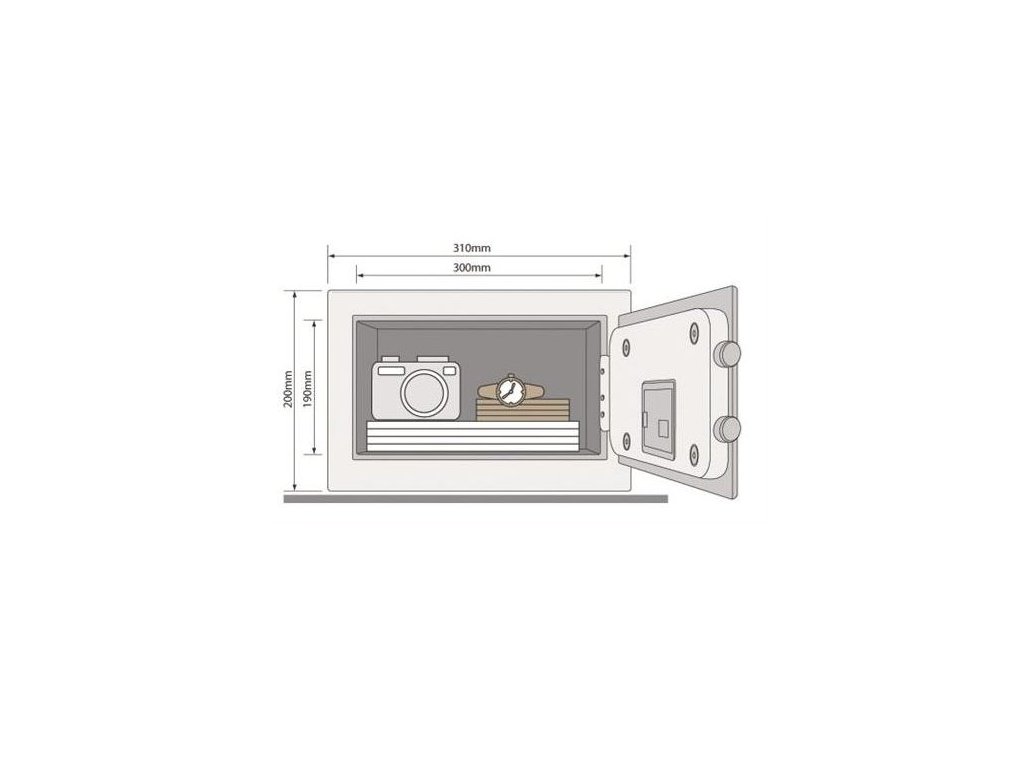 Yale Safe Small YSV/200/DB1