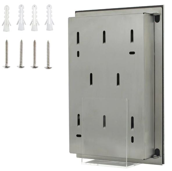 KeyGlass skříňka na klíče bílá - 8 klíčů