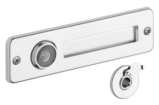 Průhledítko se jmenovkou nerez