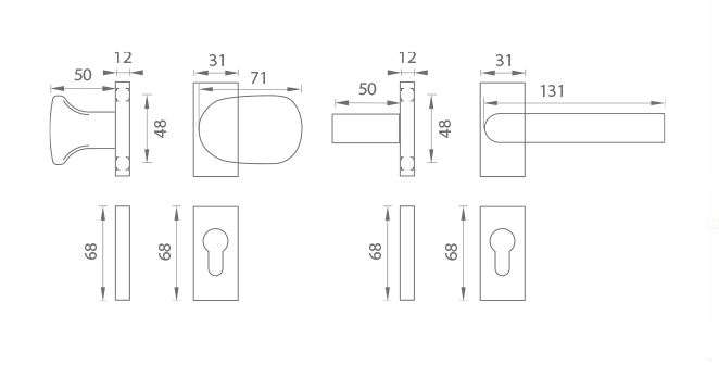 Zpevněné kování WA - FELIX - UR